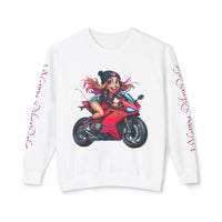 Happy Biker Babe Sweatshirt