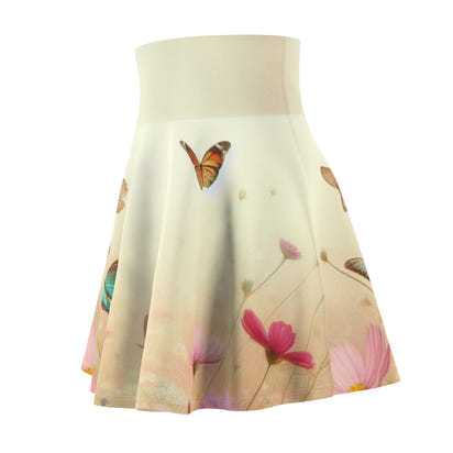 Women's Skater Skirt Spring Butterfly