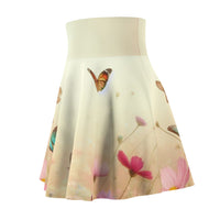 Women's Skater Skirt Spring Butterfly