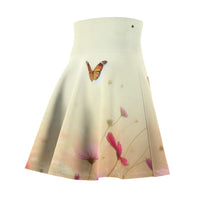 Women's Skater Skirt Spring Butterfly