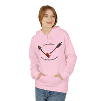 Broken Heart Arrow Hoodie — 'Break My Heart but You Will Not Break Me' Graphic Pullover