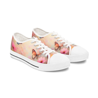 Women's Low Top Sneakers SpringButterfly01