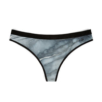 Elegant Marble Print Women's Thongs