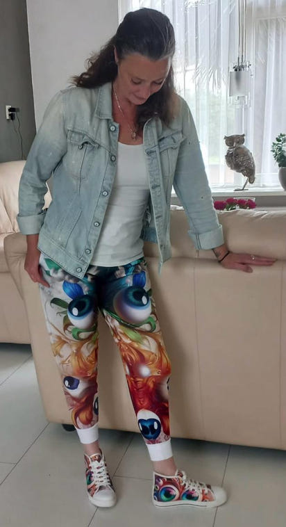 GoofyEyesFlowers Athletic Joggers